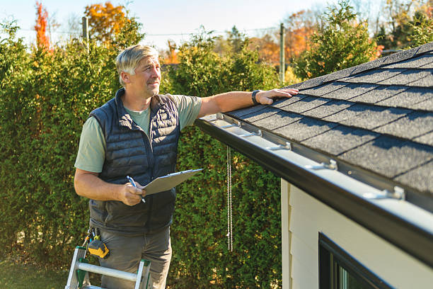 Professional Hail Damage Roof Repair technician working in Dover, MN